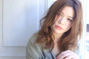 セミロング デジタルパーマは毎朝セット楽チンで女度上昇 Hair