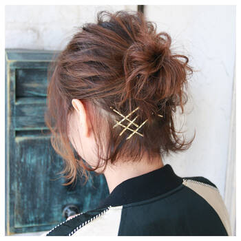 ヘアピンの使い方 ショートからロングまで可愛く仕上げるヘアアレ Hair