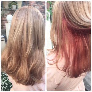 春夏はピンクアッシュヘアカラー 暗めも色落ちも楽しめるっ Hair