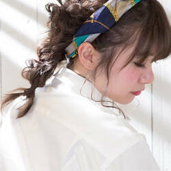 バンダナ スカーフの巻き方 巻くだけでおしゃれでかわいいをget Hair