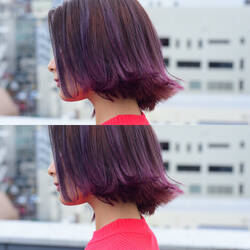 レングス別 ピンクグラデーションヘア特集 女の子を全力で楽しもう Hair