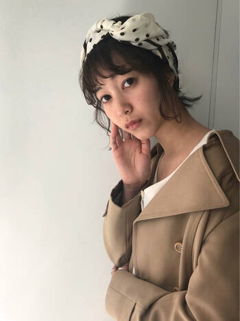ボブ向け ヘアバンドアレンジ 明日は早起きしようと思える Hair