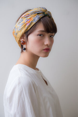 ショート ターバン で特別感あふれるヘアスタイルにトライ Hair