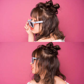 海で濡れても安心 お団子ヘアで周りの目を引いちゃおう Hair