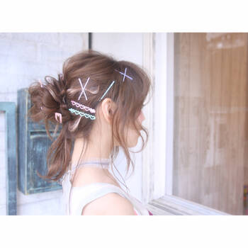 夏は涼しげなアップスタイル 大人女性のためのヘアカタログ Hair