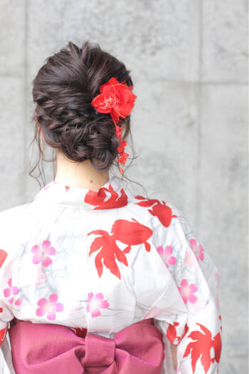 浴衣に似合うヘアアレンジで女度ワンランクupさせよう Hair