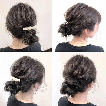 夏は涼しげなアップスタイル 大人女性のためのヘアカタログ Hair 夏は涼しげなアップスタイル 大人女性のためのヘアカタログ Hair