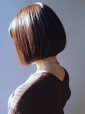 大人っぽショートは襟足で色気アップさせて Hair