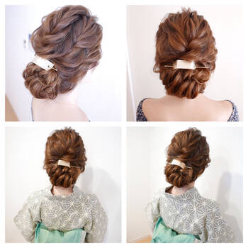 セルフでできる浴衣ヘアアレンジレッスン ロングヘアさん向け Hair セルフでできる浴衣ヘアアレンジレッスン ロングヘアさん向け Hair