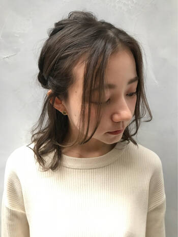 前髪なしのミディアムストレート特集 こなれ感たっぷり Hair