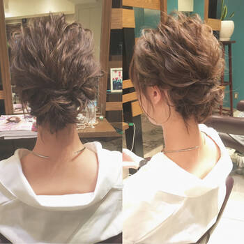髪をアップにして 知的で華やかな印象にイメチェン Hair