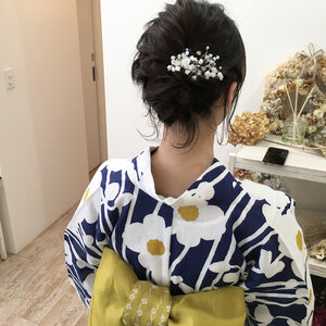 浴衣向けアレンジでショートもボブも可愛く大変身 Hair