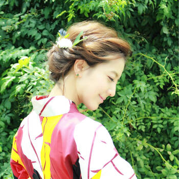 ミディアムさん向け 浴衣ヘアは色っぽくキメる Hair