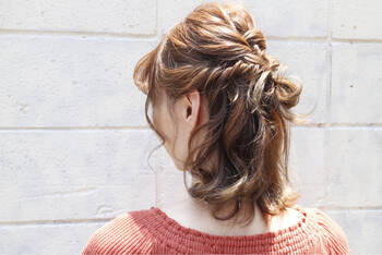 ミディアムさん向け 浴衣ヘアは色っぽくキメる Hair