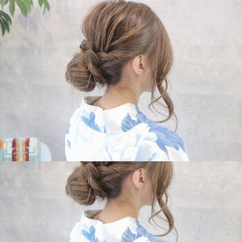 浴衣はアップスタイルで色っぽく 大人のヘアアレ15選 Hair 浴衣はアップスタイルで色っぽく 大人のヘアアレ15選 Hair