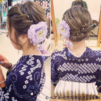 ショートでもok 浴衣に合う髪型でかわいくなろう Hair