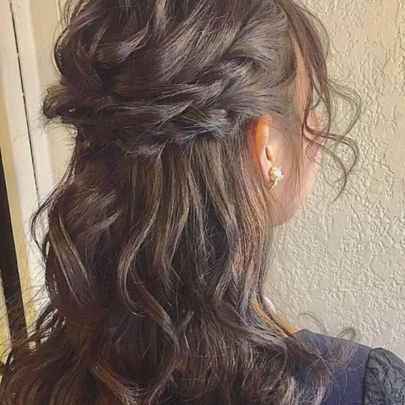 三つ編みヘアアレンジで凝ってみえる 褒められヘアを目指して Hair