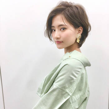 オフィスレディー向けショートヘアなら上司 部下 社外ウケ Hair