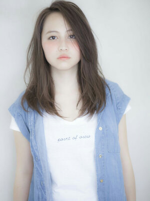 前髪なし セミロングストレートが男ウケ最強説 Hair