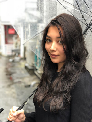 大人のお色気ダークカラー 落ち着きのある暗髪がかわいい Hair