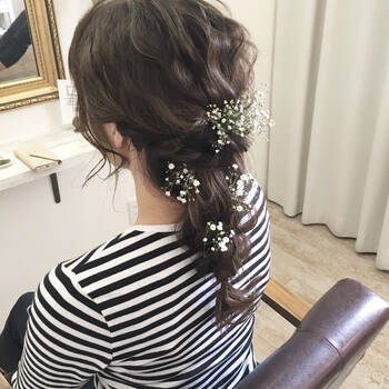 21年版 この時期にピッタリなセミロングヘアアレンジ Hair