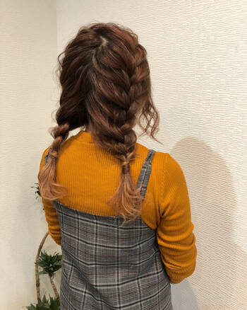 21年版 この時期にピッタリなセミロングヘアアレンジ Hair