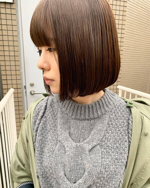 失敗なしの似合わせはどれ 毎日使える切りっぱなしボブヘア Hair