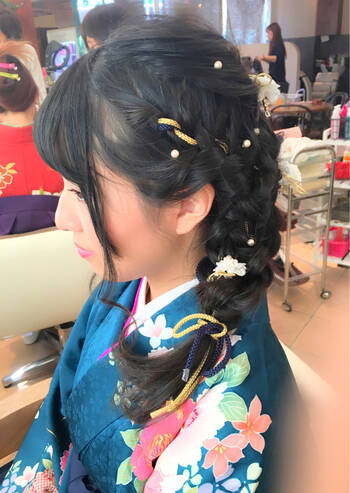 美しさを引き立てる 着物に似合う髪型で華やかに清楚に Hair