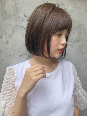 前上がりボブで柔らかくかわいい印象に おすすめヘア アレンジ12選 Hair