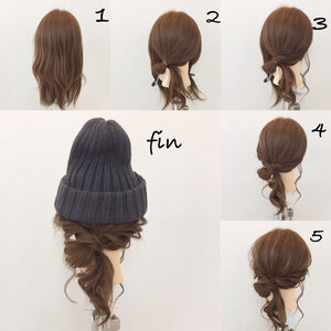 さりげない感が惹かれる 帽子ヘアアレンジでplus Aおしゃ髪に Hair