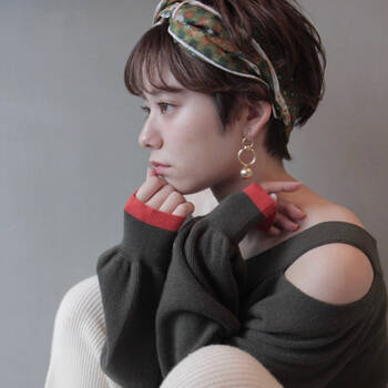 マッシュ で印象up カッコイイ 女性らしいショートヘア Hair