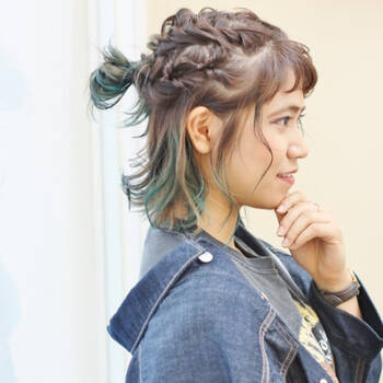 セルフでもパパッとアレンジできる ボブのハーフアップヘア Hair セルフでもパパッとアレンジできる ボブのハーフアップヘア Hair