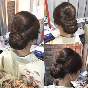 着物に似合う髪型で大人可愛く 晴れの日のオシャレヘア Hair