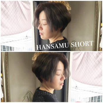 個性派さん必見 刈り上げボブ でクール 色っぽいスタイルに Hair