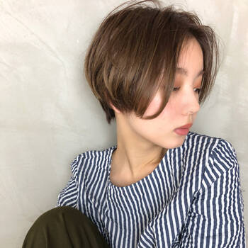 前下がりボブ 前髪なしで美人ヘアに 媚びない大人の人気ヘアスタイル Hair