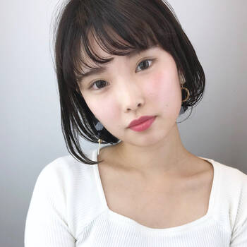 黒髪ボブに似合う 前髪あり ヘアカタログ画像 アナタが思う可愛いはどれ Hair