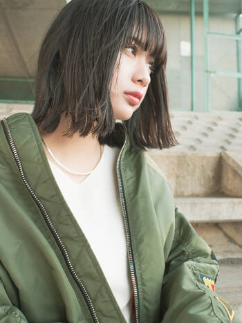ワンレンボブにあこがれて ワンランクアップ女子計画 Hair