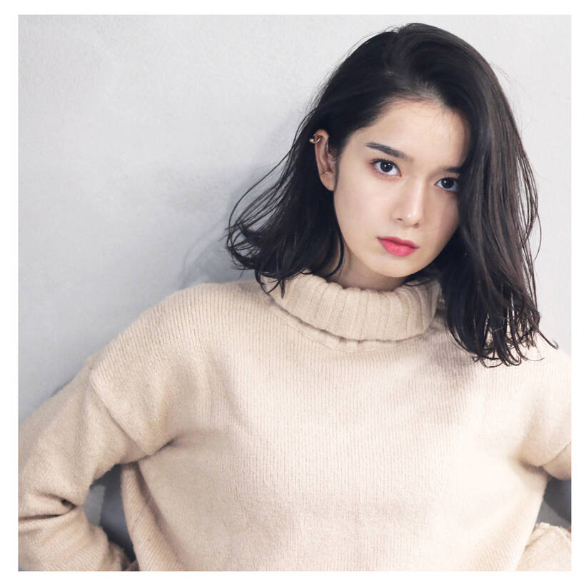 人気の黒髪ロブヘアがおしゃれ 美容師イチ押しヘアカタログ Hair