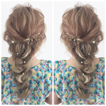 ティアラと合わせたい花嫁さんの愛されフェミニンな髪型大特集 Hair