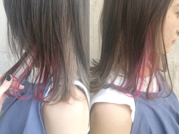 髪色候補にしてみない ピンクのさりげなインナーカラーで甘ずっぱいスパイスを Hair 髪色候補にしてみない ピンクのさりげなインナーカラーで甘ずっぱいスパイスを Hair
