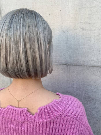 旬 グレーカラーから目が離せない 圧倒的な透明感をgetしよう Hair