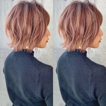 長さを変えずにイメチェン 可愛いヘアカラーで 私 変わります Hair