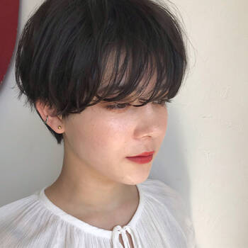 前髪なし ありで印象激変 ベリーショート似合わせヘアカタ Hair