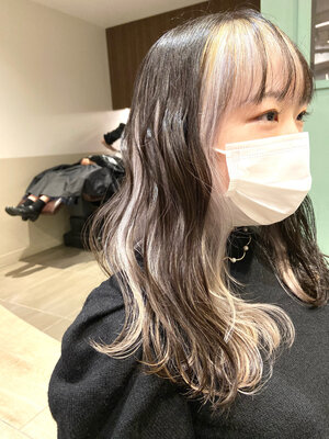 21最新 前髪のインナーカラーの髪型 際立つおしゃれなヘアアレンジ Hair