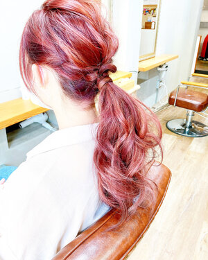 ピンクパープル の髪色に夢中 おしゃれ女子必見の素敵ヘアカラー Hair