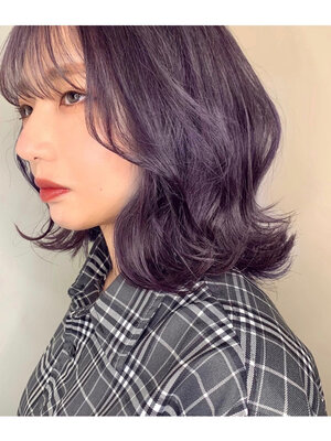 パープルブラウン カラーで大人かわいい髪と雰囲気をゲットしよう Hair