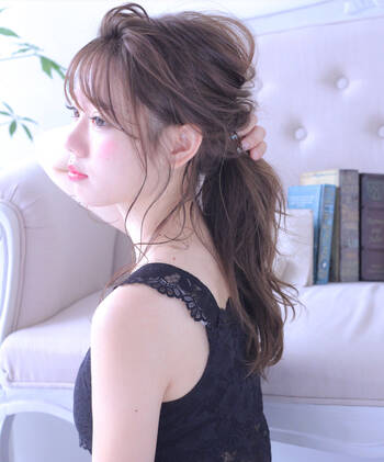 オルチャン前髪アレンジ18選 イマドキヘアと相性が良いアレンジは Hair