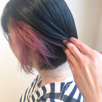 ブルーブラックで21年夏人気の透明感のあるツヤ髪へ Hair ブルーブラックで21年夏人気の透明感のあるツヤ髪へ Hair
