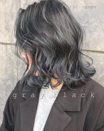 ブルーブラックで21年夏人気の透明感のあるツヤ髪へ Hair ブルーブラックで21年夏人気の透明感のあるツヤ髪へ Hair