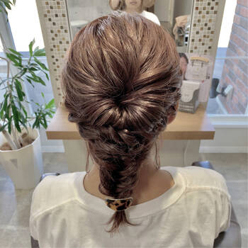 可愛く進化中 くるりんぱ 三つ編みヘアアレンジ 特集 Hair